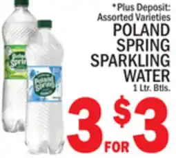 C Town POLAND SPRING SPARKLING WATER offer