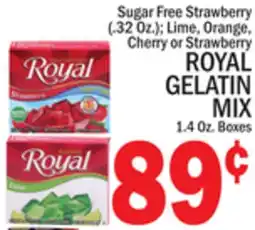 C Town ROYAL GELATIN MIX 1.4 Oz. Boxes offer