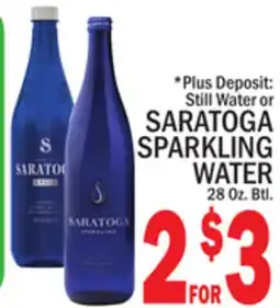 C Town SARATOGA SPARKLING WATER offer