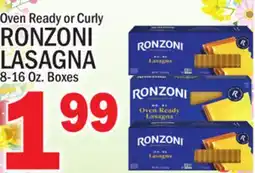 C Town RONZONI LASAGNA offer