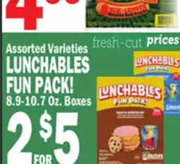 C Town LUNCHABLES LUNCHABLES FUN PACK offer