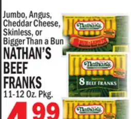 C Town NATHAN'S BEEF BEEF FRANKS offer