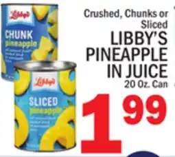 C Town LIBBY'S PINEAPPLE IN JUICE offer
