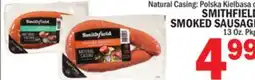 C Town SMITHFIELD SMOKED SAUSAGE 13 Oz. Pkg offer