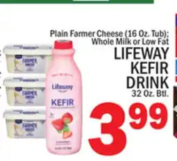 C Town LIFEWAY KEFIR DRINK 32 Oz. Btl offer