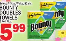 C Town BOUNTY DOUBLES TOWELS offer