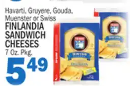 C Town FINLANDIA SANDWICH CHEESES offer