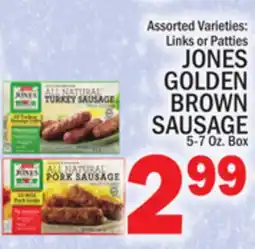 C Town JONES GOLDEN BROWN SAUSAGE offer