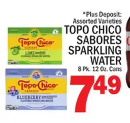 C Town TOPO CHICO SABORES SPARKLING WATER offer