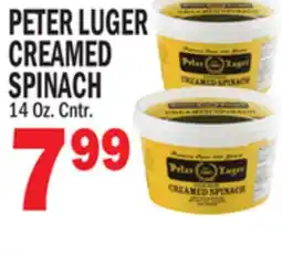 C Town PETER LUGER CREAMED SPINACH offer