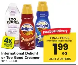 ACME International Delight or Too Good Creamer offer