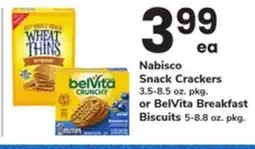ACME Nabisco Snack Crackers 3.5-8.5 oz. pkg. or BelVita Breakfast Biscuits 5-8.8 oz. pkg offer