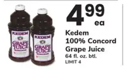 ACME Kedem 100% Concord Grape Juice offer