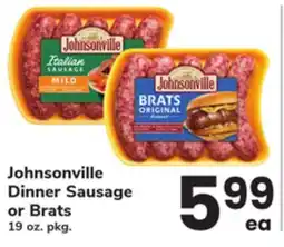ACME Johnsonville Dinner Sausage or Brats offer