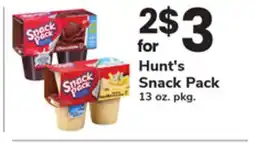 ACME Hunt's Snack Pack offer