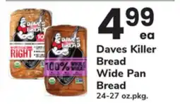 ACME Daves Killer Bread Wide Pan Bread offer
