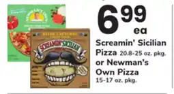 ACME Screamin' Sicilian Pizza 20.8-25 oz. pkg. or Newman's Own Pizza 15-17 oz. pkg offer