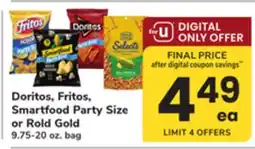 ACME Doritos, Fritos, Smartfood Party Size or Rold Gold offer