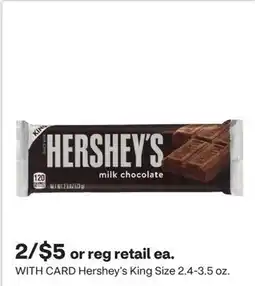 CVS Hershey's King Size offer
