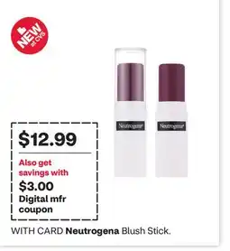 CVS Neutrogena Blush Stick offer