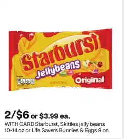 CVS Starburst, Skittles jelly beans 10-14 oz or Life Savers Bunnies & Eggs 9 oz offer