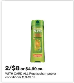 CVS ALL Fructis shampoo or conditioner offer