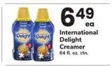 Safeway International Delight Creamer offer