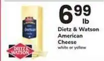 Safeway Dietz & Watson American Cheese offer