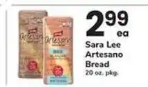 Safeway Sara Lee Artesano Bread offer