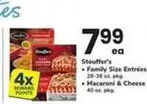 Safeway Stouffer's Family Size Entrées offer