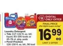 Safeway Laundry Detergent offer