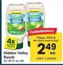 Safeway Hidden Valley Ranch offer