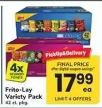 Safeway Frito Lay Variety Pack offer