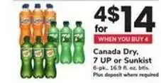 Safeway Canada Dry, 7 UP or Sunkist offer