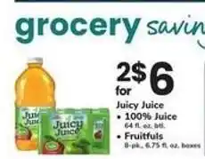 Safeway Juicy Juice offer