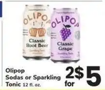Safeway Olipop Sodas or Sparkling Tonic offer