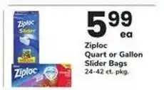 Safeway Ziploc Slider Bags offer