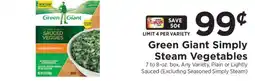 ShopRite Green Giant Simply Steam Vegetables offer