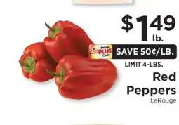 ShopRite Red Peppers offer