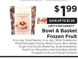 ShopRite Bowl & Basket Frozen Fruit offer