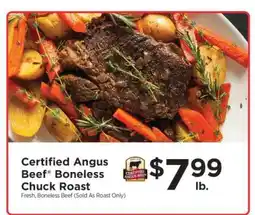 ShopRite Certified Angus Beef Boneless Chuck Roast offer
