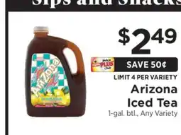 ShopRite Arizona Iced Tea offer