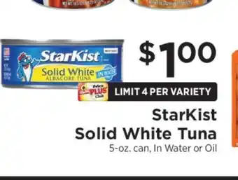 ShopRite StarKist Solid White Tuna offer