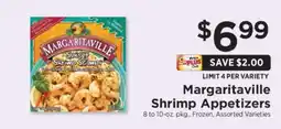 ShopRite Margaritaville Shrimp Appetizers offer