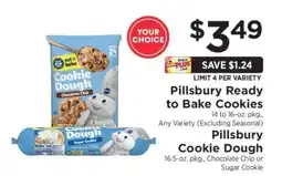 ShopRite Pillsbury Ready to Bake Cookies offer