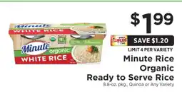 ShopRite Minute Rice Organic Ready to Serve Rice offer