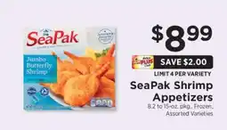 ShopRite SeaPak Shrimp Appetizers offer