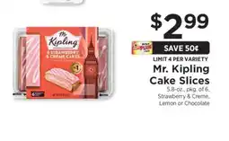 ShopRite Mr. Kipling Cake Slices offer