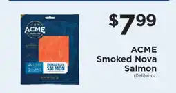 ShopRite ACME Smoked Nova Salmon offer