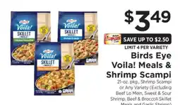 ShopRite Birds Eye Voila! Meals & Shrimp Scampi offer